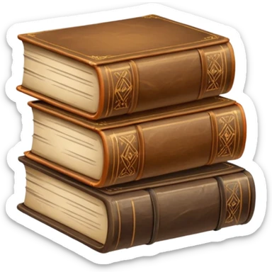 bunch of old book sticker