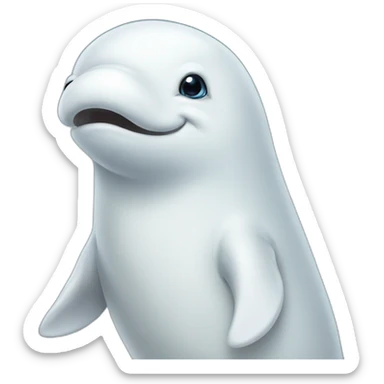 Beluga sticker