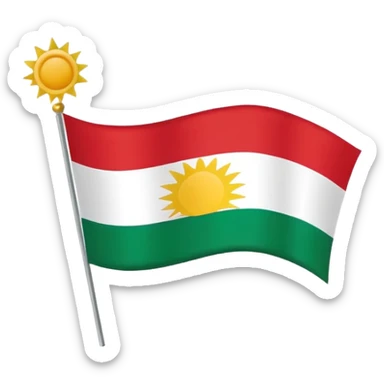 kurdistanflag  sticker