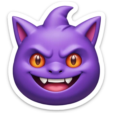 I want a cute Gengar sticker