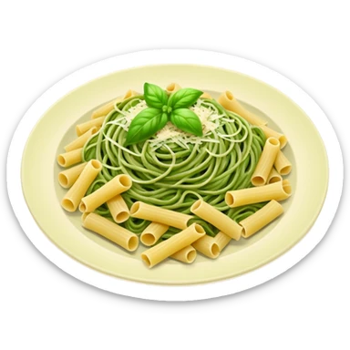 Pesto pasta sticker