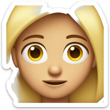 uncomfortable face sticker