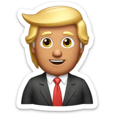 trump-riding-sausage sticker