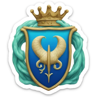 coat of arms of the ocean sticker