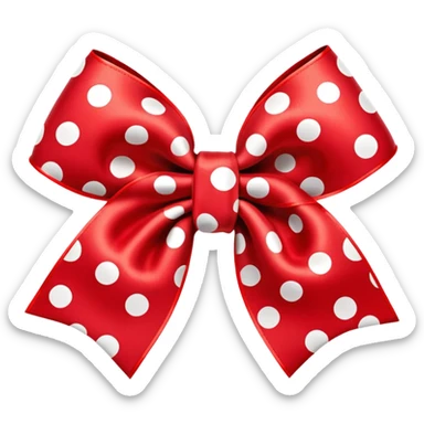 Minnie Mouse bow sticker