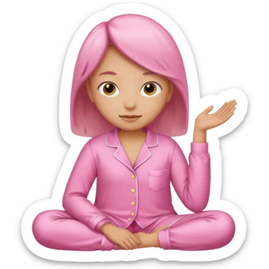 pink pijama sticker