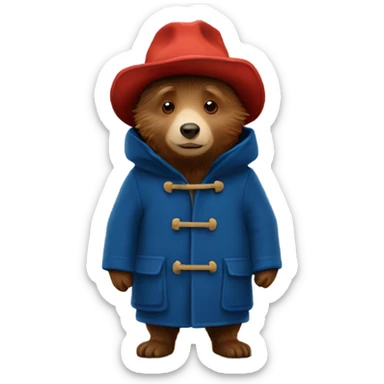 Paddington Bear sticker