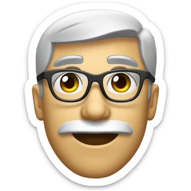 Diente con lentes sticker