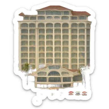 hotel del beach san diego sticker