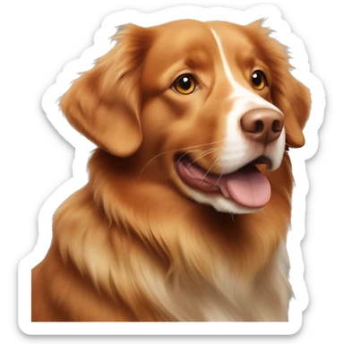 Nova Scotia duck tolling retriever sticker