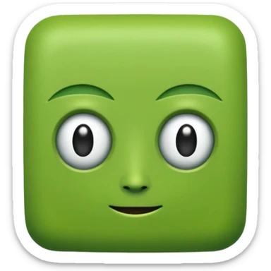 haceme un sprunki con cuerpo cuadrado  fino sticker