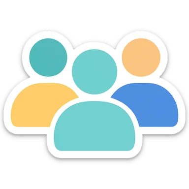 group of people sticker