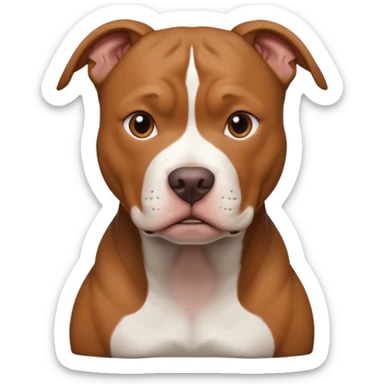 perro pitbull sticker