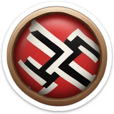 Nazi Swastika flag cute sticker
