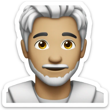 zeno remake with black hair sticker