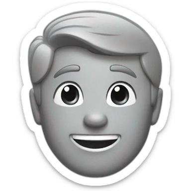 A coin a retro Disney character in gray color sticker