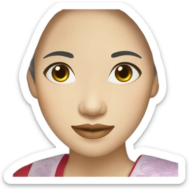 Vietnamese women áo dài  sticker