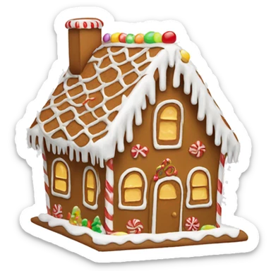 Gingerbread house  sticker