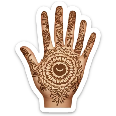 Henna sticker