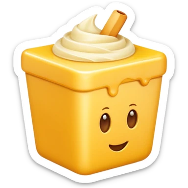 3D icon symbolizing first experience or first taste, food app context, single object, modern and clean style, soft lighting, isolated, no background
 sticker