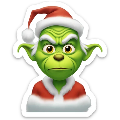 Grinch sticker