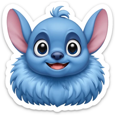 Stitch and Angel sticker