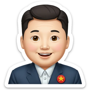 Kim Jong-un sticker