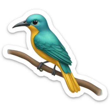 Ninfa pájaros sticker