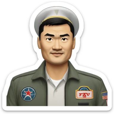 Yao Ming pilot sticker