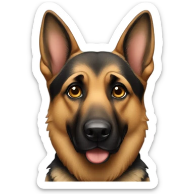 german sheperd sticker