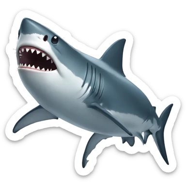 Shark sticker