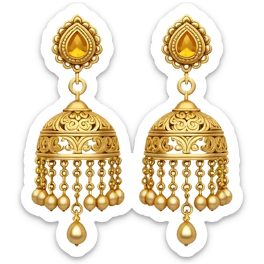 Jhumka single emoji sticker