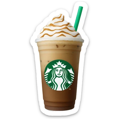 Starbucks frappe  sticker