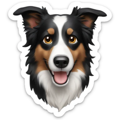 border collie fauci sticker