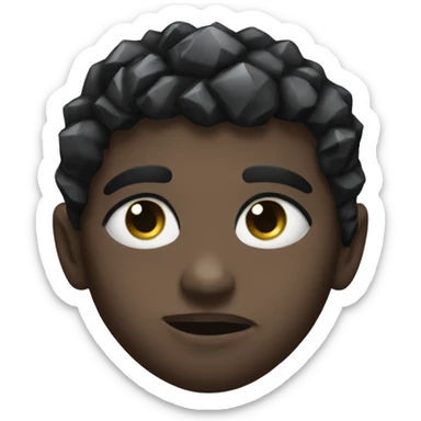 Black diamond eyes sticker