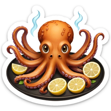 octopus meal sticker