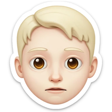 Deformed person sticker