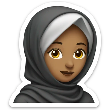 lesbian women in hijab sticker