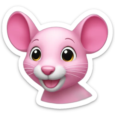 pinky raton sticker