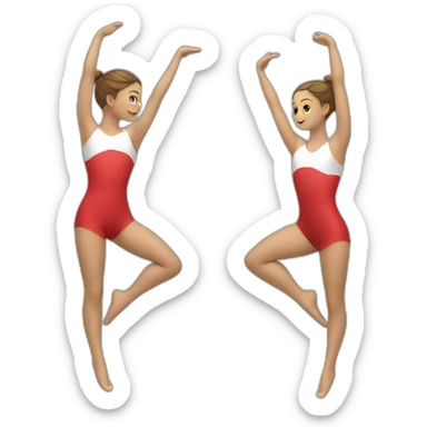 Gymnastique rythmique sticker