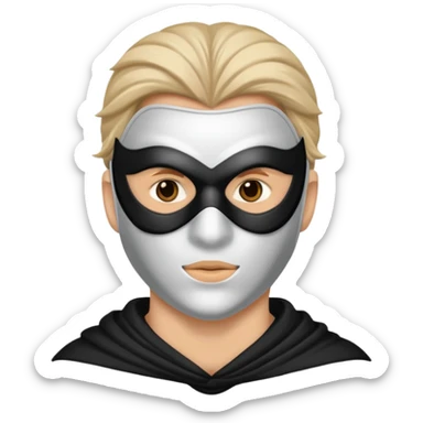masked man sticker