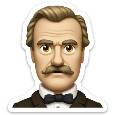 Friedrich Wilhelm Nietzsche sticker