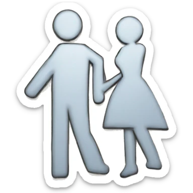 To the restroom sticker