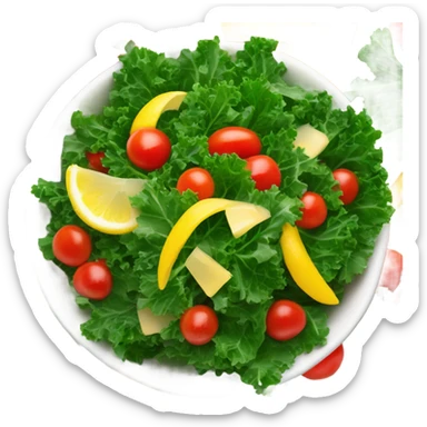 Kale salad with lemon dressing  sticker