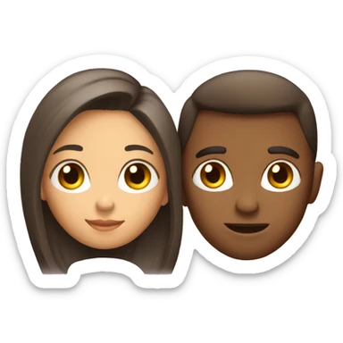 A couple in love sticker