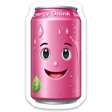 energy drink guava sticker