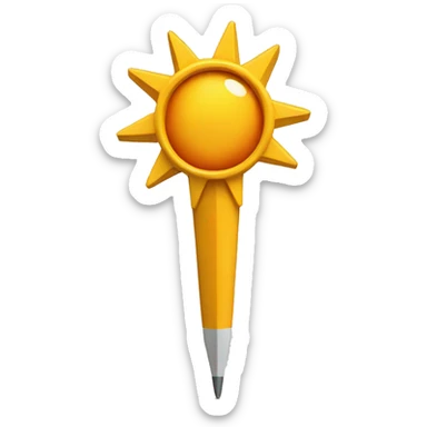 Dart turning into a middle sticker