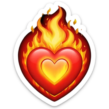 ❤️‍🔥+⬛️ sticker