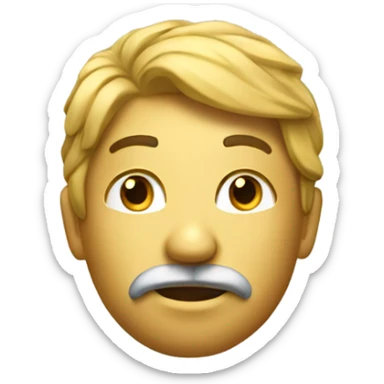 Un golden tirando un beso sticker