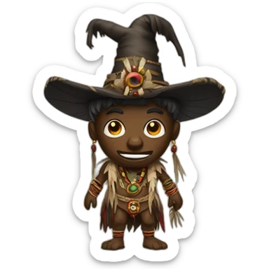 Witch Doctor sticker